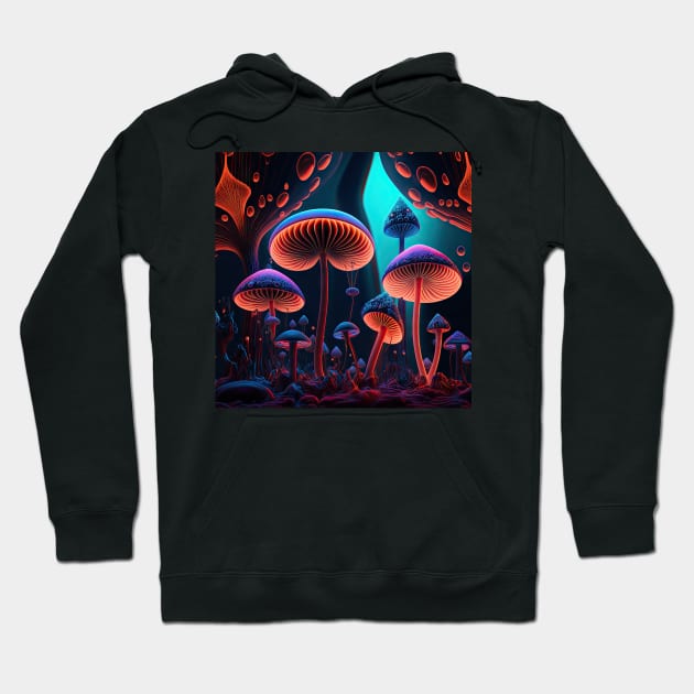 Magical Mushroom #005 Hoodie by thewandswant